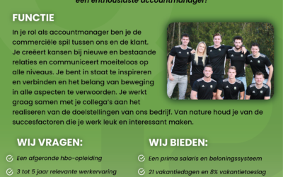 VACATURE: Fulltime Accountmanager